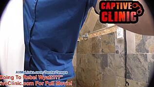 Stacey Leann gila nak kontol raksasa korek lubangnya terikat di garaj