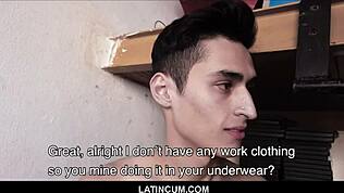 Eh, boleh tahan? Twink Latino Pelukis Amatur Sodok Sonny Macho Demi Duit POV