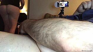 Дженна Джеймс духа на случаен непознат дълбоко гърло