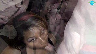 Bukkake lányokat eláztat a spermával a vad partin.