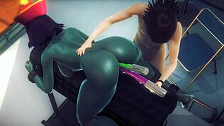 Leilei Darkstalkers hentaissa saa kovan seksin suihinoton ja creampien kanssa