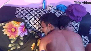 Hey, check this teen black beauty in a wild threesome with Bengali friends for New Year!