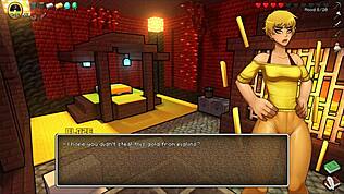 和 Haze Demon Girl 一起疯狂，性感女主调教脱衣舞