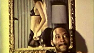 Vintage Dark Lantern London vintage interracial tabu z owłosioną cipką i kutasem