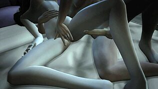 Wow, tjek denne klitknul massage kompil i 3D hentai!