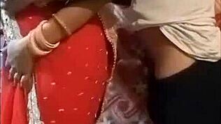 In the bride's red saree, fierce action unfolds