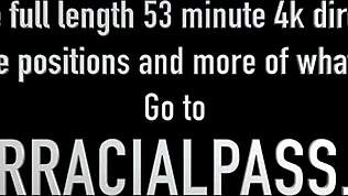 Брук Блеър крещи докато огромната черна кура разтяга тесната й дупка! Твърде ли е голяма тази кура за блондинката?