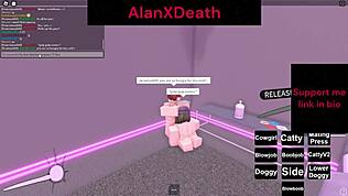 Asik Banget, Bikin Dia Jerit Orgasme di Roblox Hari Ini!