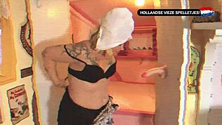 Wow, holländsk milf tar brutal djuphal i vilda nederländska porrspel!