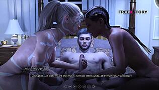 Atlas cuba anal pertama kali dengan Leyala, joined Kali dan Naya dalam threesome gila!