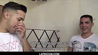 Amateur Latino Twink Beau-Fils ressent une passion brute avec Beau-Papa.