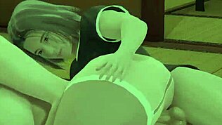 Hentai mor underviser i 3d animation med store patter