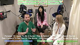 蒙面医生Tampa在精液诊所被变态榨取