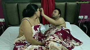 سكس ربة منزل ساخنة منتصف الليل مع زوجة كورية بصدر كبير