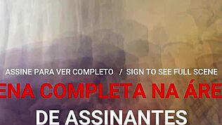 Marcos Goiano korumasız macho karşılaşmasını anlatıyor, iç boşalmaya yol açıyor