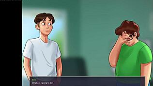 他的房东原来是个有趣的熟女，在夏日传奇冒险中