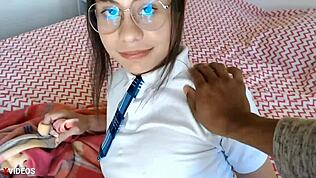 Pilonnage anal hardcore avec mon élève, partie 2.