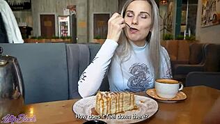 Kan du hantera denna fjärrvibrator med Letty Black på allmän plats?