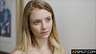 स्टेपडैड स्टेपडॉटर को वाइल्ड सेक्स में ट्रिक करता है, डैम! 😈