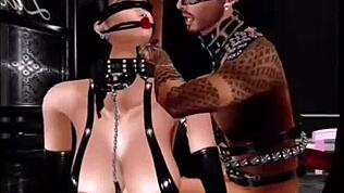 En IMVU 2024 parte 2, la puta explora fetiches BDSM con juguetes