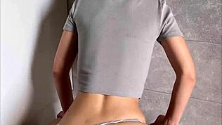 Cute Teen Maiskii Rides Dildo to Creamy Orgasm, Teasing with Tight Pussy in Solo Play!