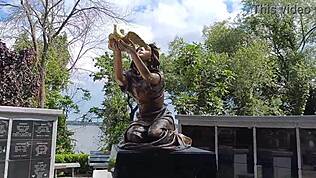 Hjemmelavet milf får fisse boret udendørs i del et