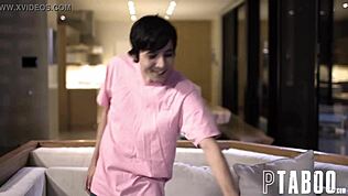 Ren edge trækker en hel natter for arbejde men stedsøn havde andre planer