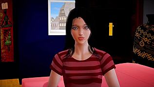 Min nye familie 421 - Jente 18+ misjonærsex med stor kuk i hjemmelaget anime erotisk scene