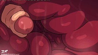 Шлюз захлопнулся в грубом фурри анальном действе