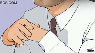 Jeune gay novinho baise son boss pour un contrat de foot européen en bara yaoi