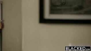 Blacked girlfriend adriana chechick cheats with huge black cock while bent over