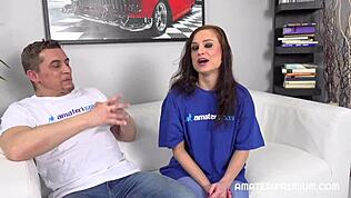 Эй, хочешь присоединиться к этой горячей заднице с европейской любительской милф?