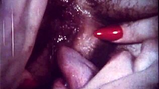 Vintage interracial trekant rister svingende London