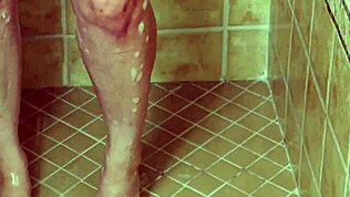 Sexy Brunette Model Took a Steamy Shower After Photoshoot! 😍