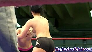 ยูโรเบบส์เลียหีหลังต่อสู้มวยปล้ำ!