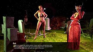 Mysterieus lesbisch theater met grote tieten en geschoren kutjes.