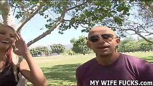 妻が旦那に見られながらおじさん不倫フェムドムBDSMでチート