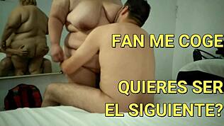 Makcik gemuk naik kipas dalam adegan cuckold selingkuh