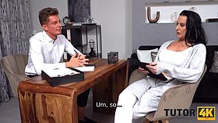 Ich fühle mich so wild, wenn Tutor4k boomt und sie privat fickt