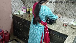 Hot beautiful MILF bhabhi in roleplay sex with innocent devar for Indian XXX