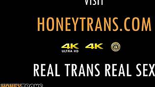Büyük memeli latina transseksüel sik için kıçını açıyor