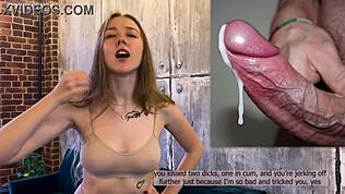 Montre tes seins, hein ? Les bites pourraient être mieux encouragées dans ce jeu bi russe !