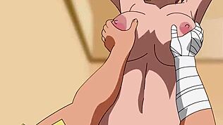 بارودي ناروتو XXX مع ساكورا في أكشن هنتاي قوي، مشاهد جنسية جامحة!