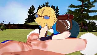 Я одержим яоем League of Legends - Ezreal x Braum минет POV в японском аниме гей-порно.