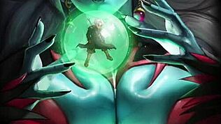 anime kompilacija z velikimi joški in ritjo