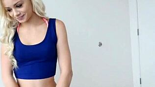 娇小业余少女POV口交，纤细身材小胸诱惑