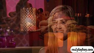 Gruppe af swingere holdt kæmpe orgie på Playboy Mansion.