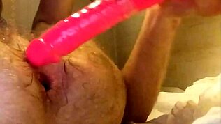 ゲイ肛門淫乱が激しいディルド騎乗とガバ開き指マンで悶絶快楽