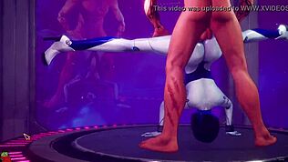 Събвърс хентай деми взема огромен хуй в 3D аниме