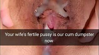 زوجتي الخائنة ستحمل بالتأكيد بعد هذه الكريمبايز المتعددة داخل كسها - كاكولد وخيانة 😈